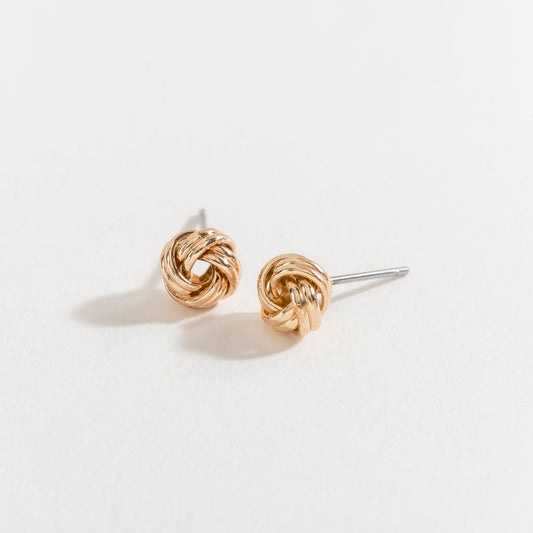 Love Knot Stud Earrings
