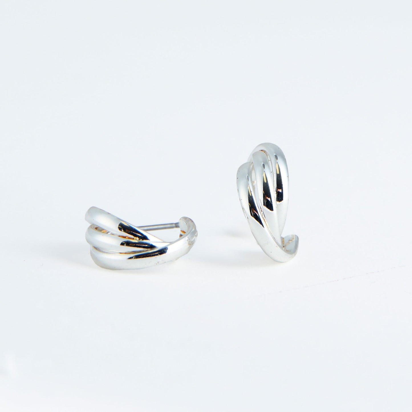 Ear Sense Triple Loop Hoop Earrings