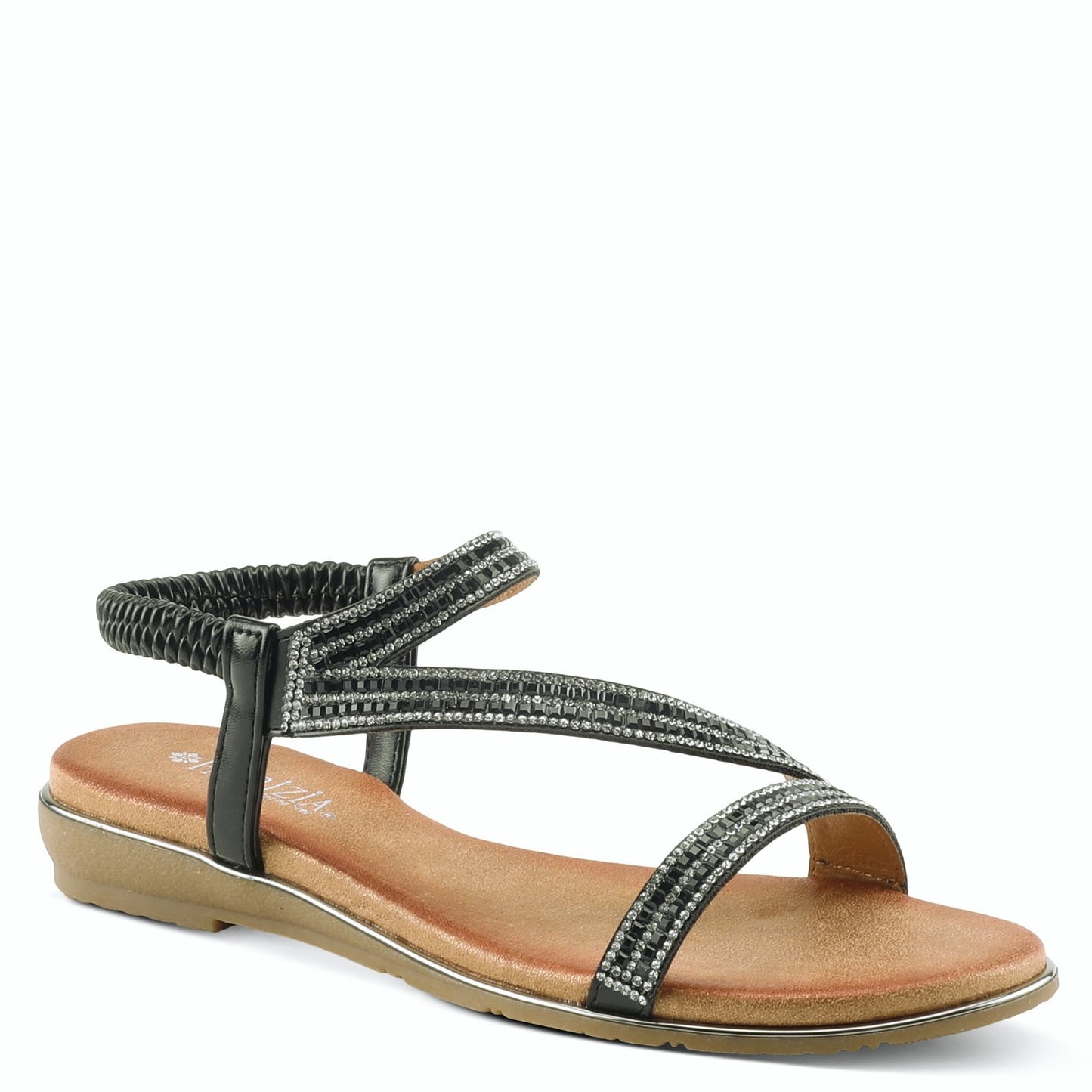 ALELLA Black Sandal by Patrizia