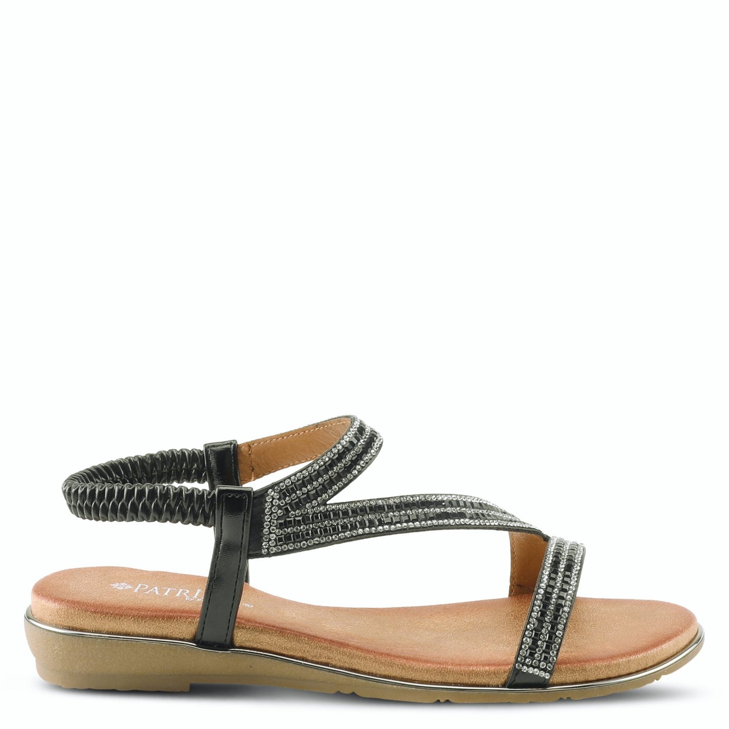 ALELLA Black Sandal by Patrizia