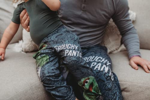 Sesame Street Grouchy Lounge Pants Brief Insanity Pajama Pant