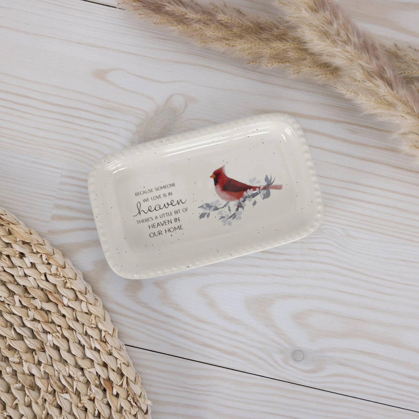 Heaven In Our Home • 5" x 3" Keepsake Trinket Dish
