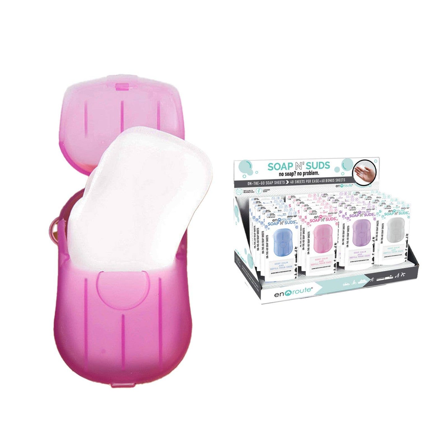 En Route Soap 'n Suds On-The-Go Soap Sheets