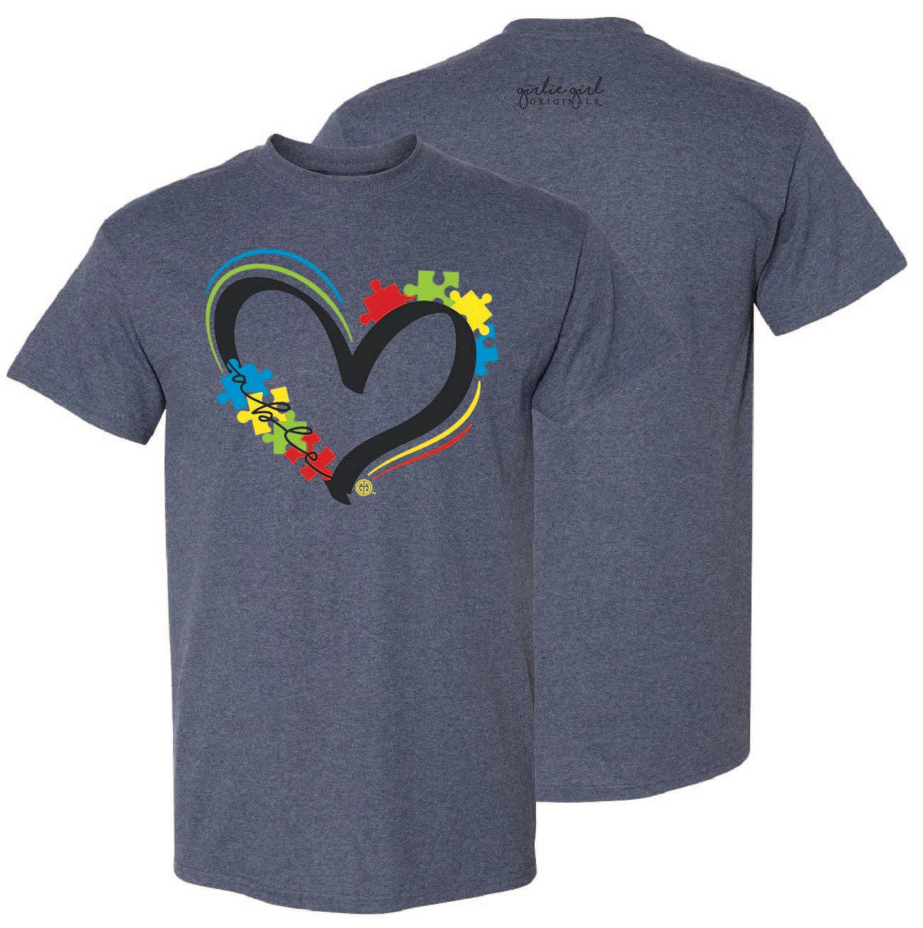 2609 Autism Able Austic Awareness Short Sleeve Graphic Tee