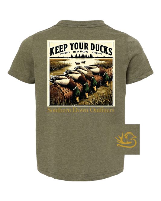 Ducks in a Row Toddler Southern Down Outfitters Short Sleeve Tee