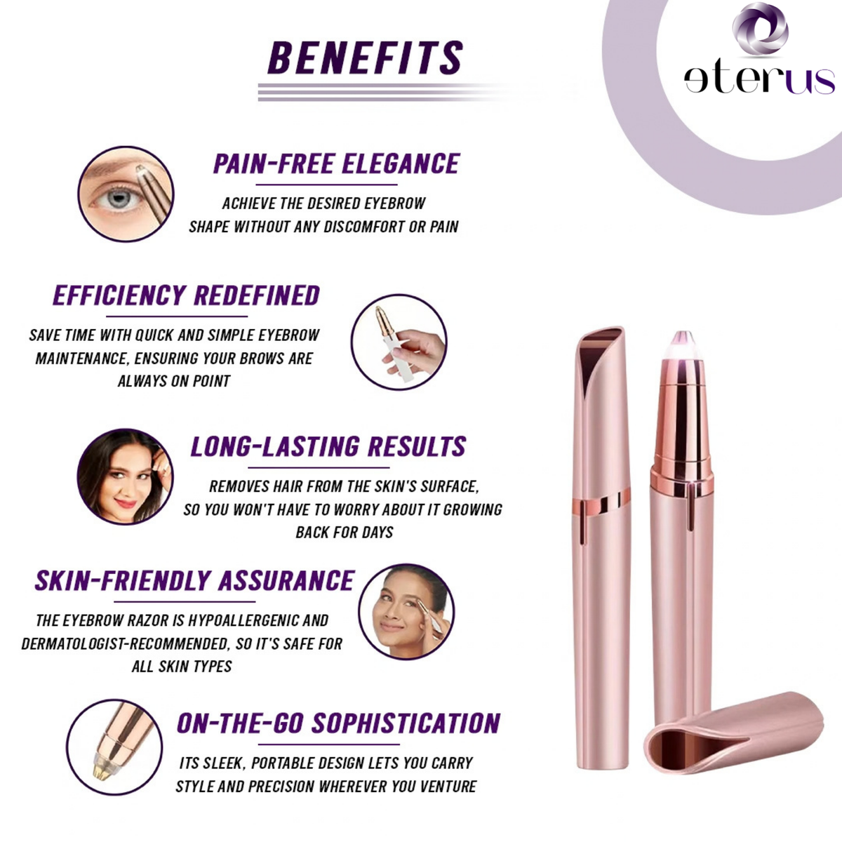 Rechargeable Eyebrow Hair Remover