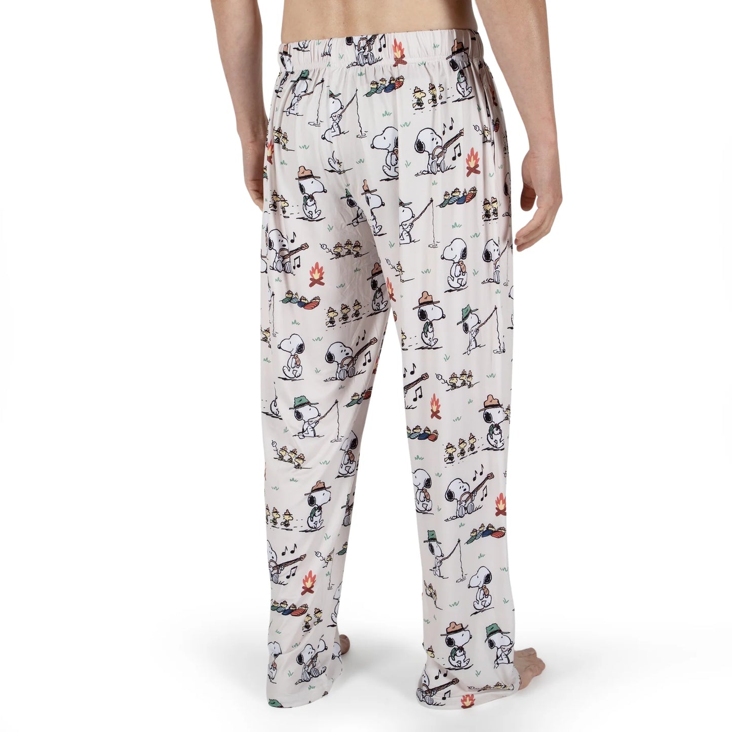 Snoopy Camping Badge Lounge Pants Brief Insanity Pajama Pant