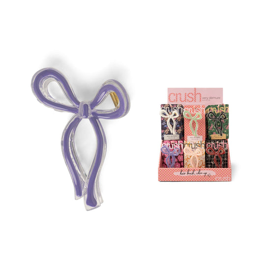 Very Demure Bow Hair Clip - Crush