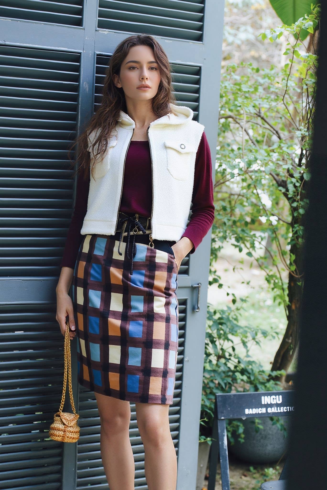 Vest Hoodie with Zipper