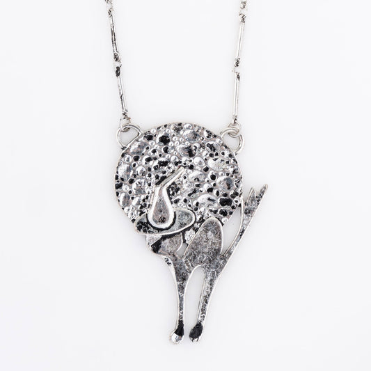 Sanderson Moon & Cat Pendant Necklace