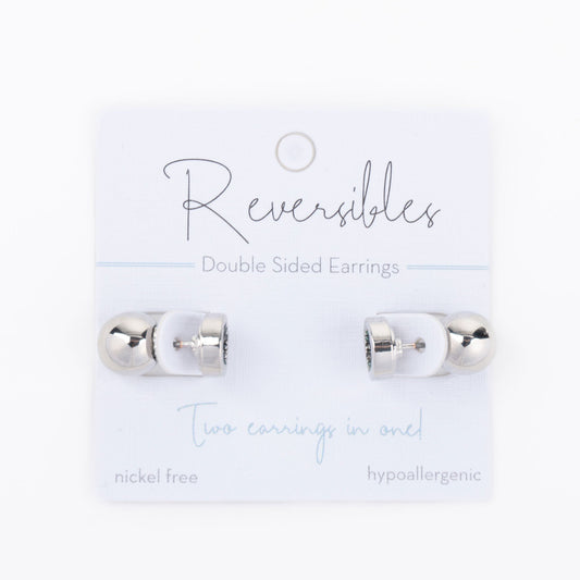 Abalone Star & Bead Reversible Earrings