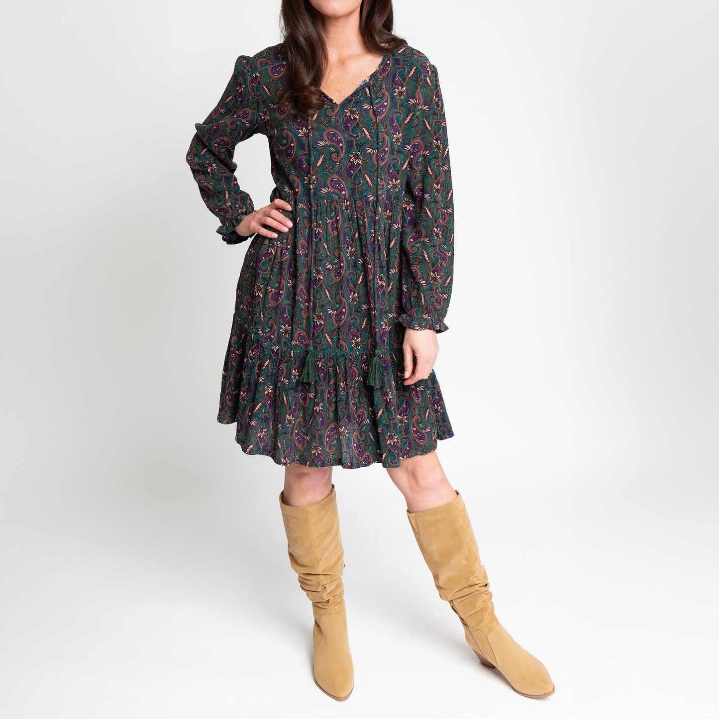 Joie Tiered Mini Dress