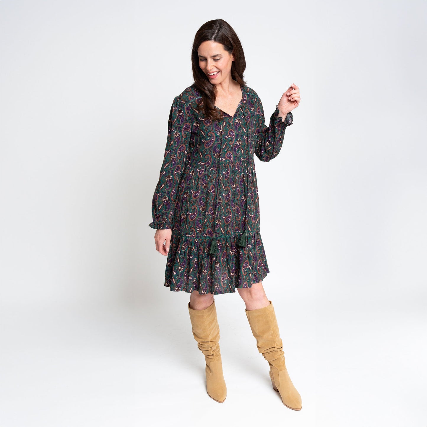 Joie Tiered Mini Dress