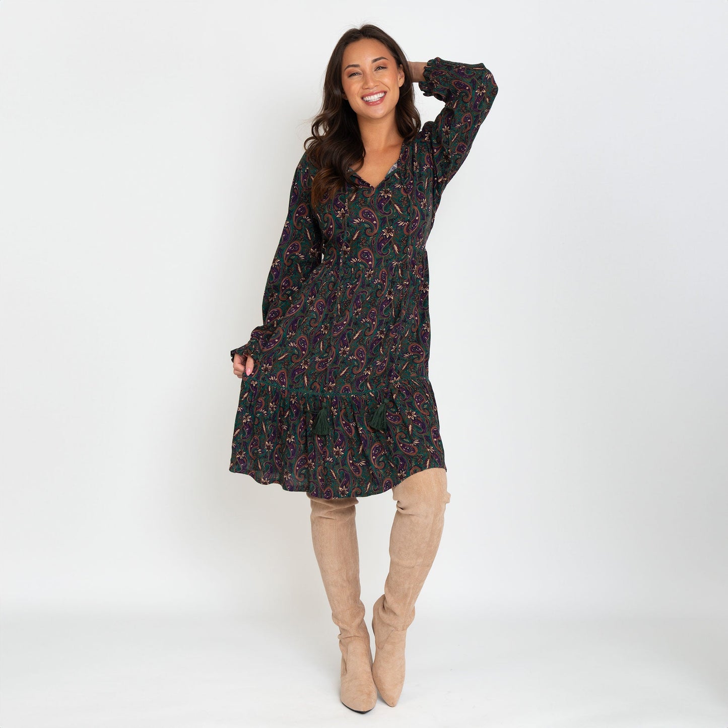 Joie Tiered Mini Dress
