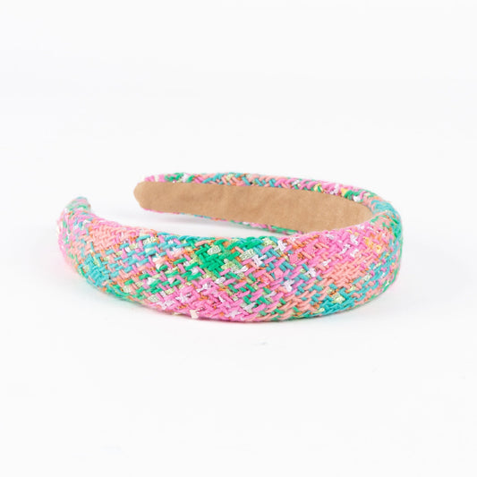 Camilla Plaid Boucle Headband