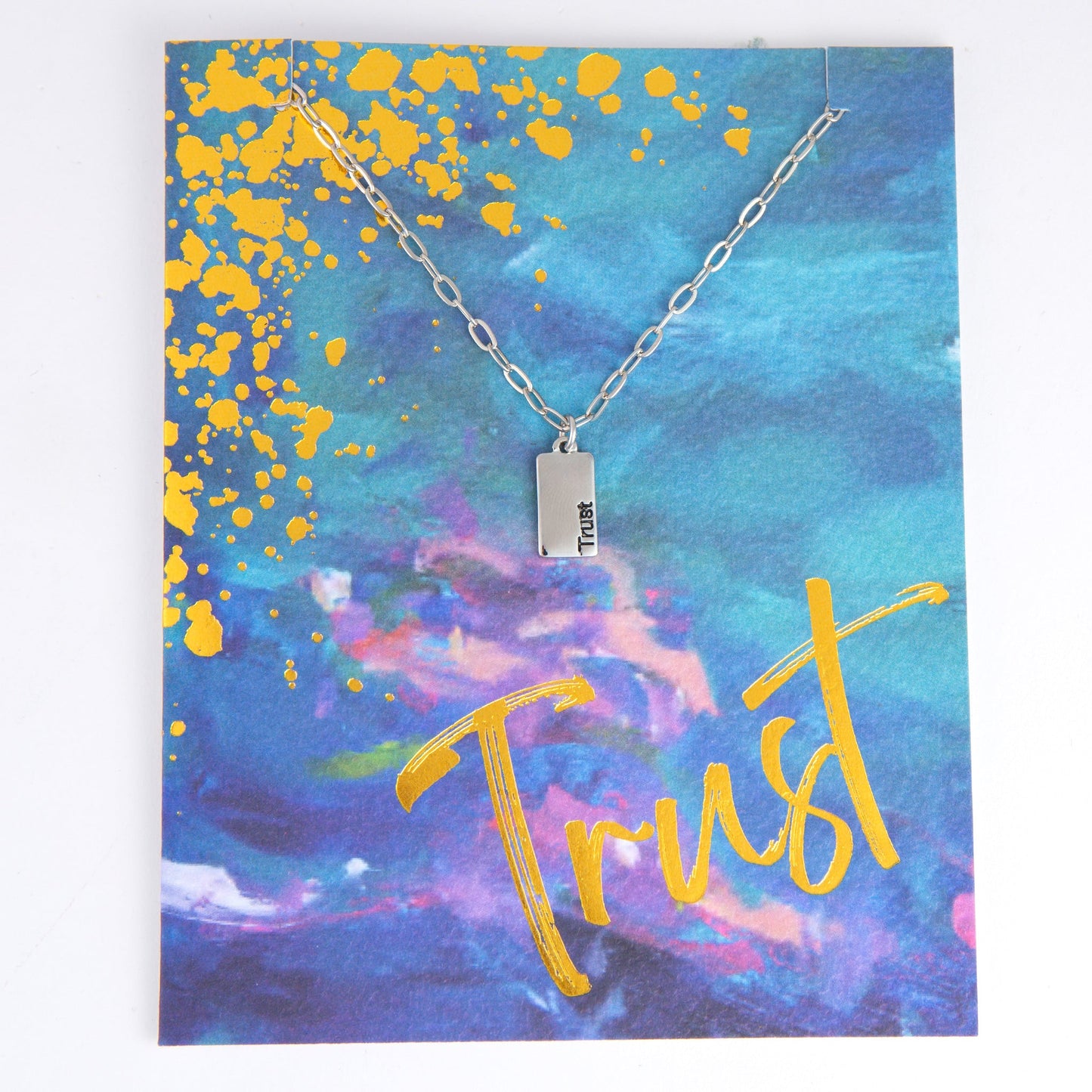 Amira Trust Greeting Card with Pendant Necklace