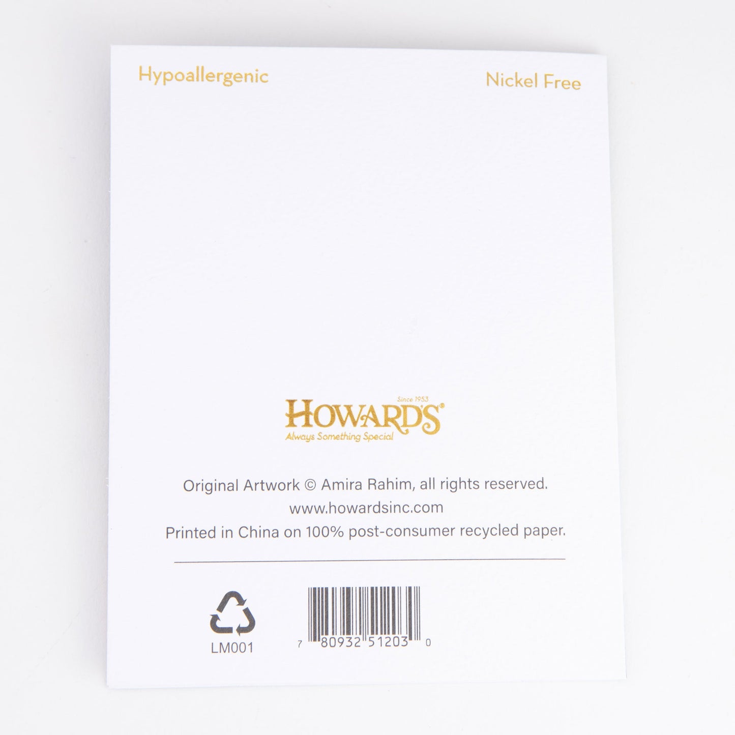 Amira Blessed Greeting Card with Pendant Necklace