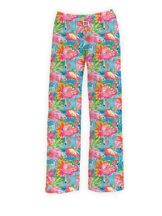 Pastel Flamingo Pajama Lounge Pants