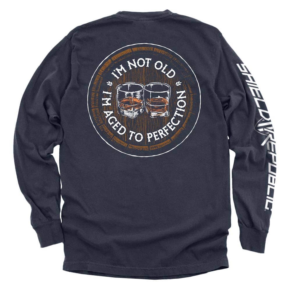 Shield Republic - I'm Not Old I'm Aged to Perfection (Bourbon Barrel) Men's Hoodie