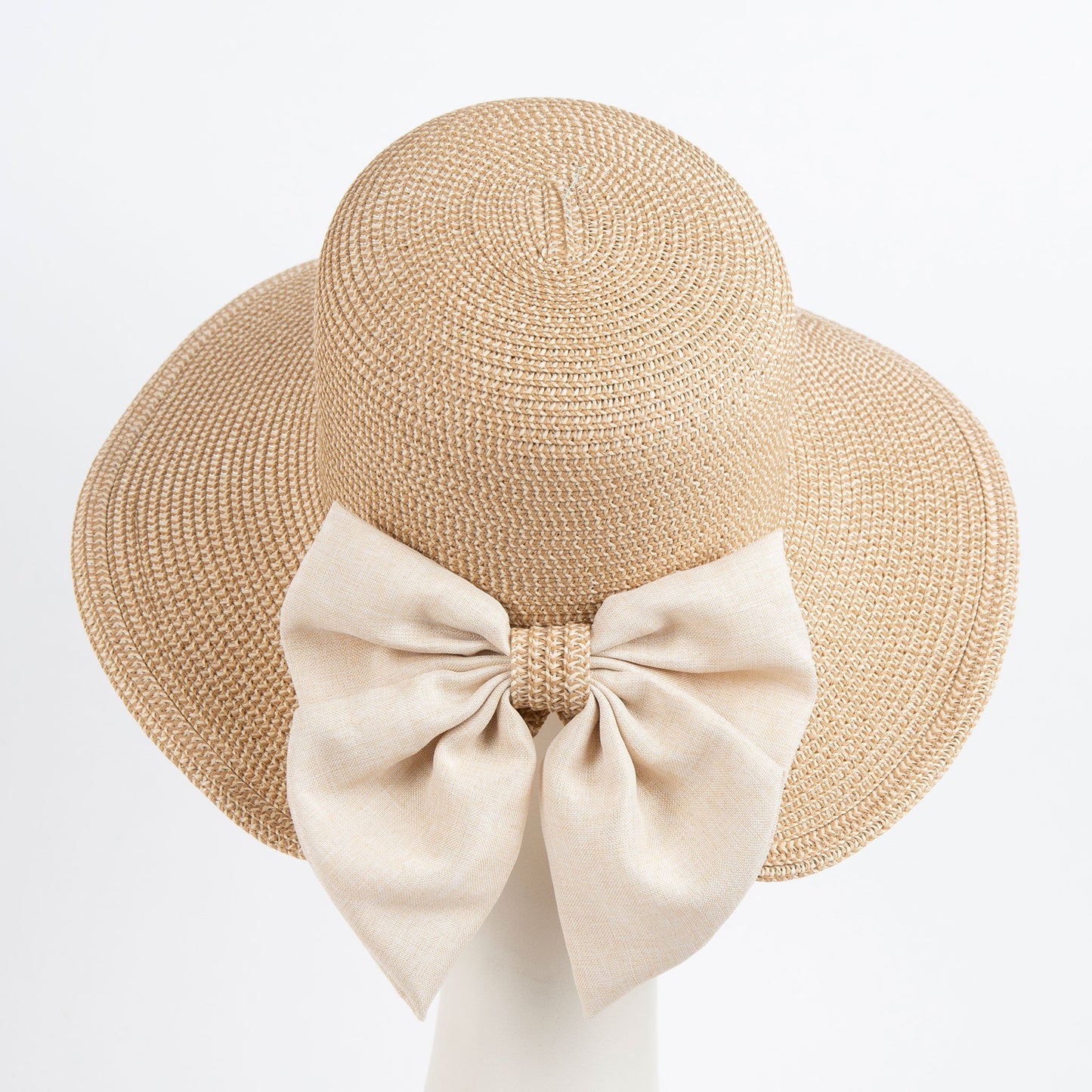 Zaya Boho Ponytail Sun Hat with Bow