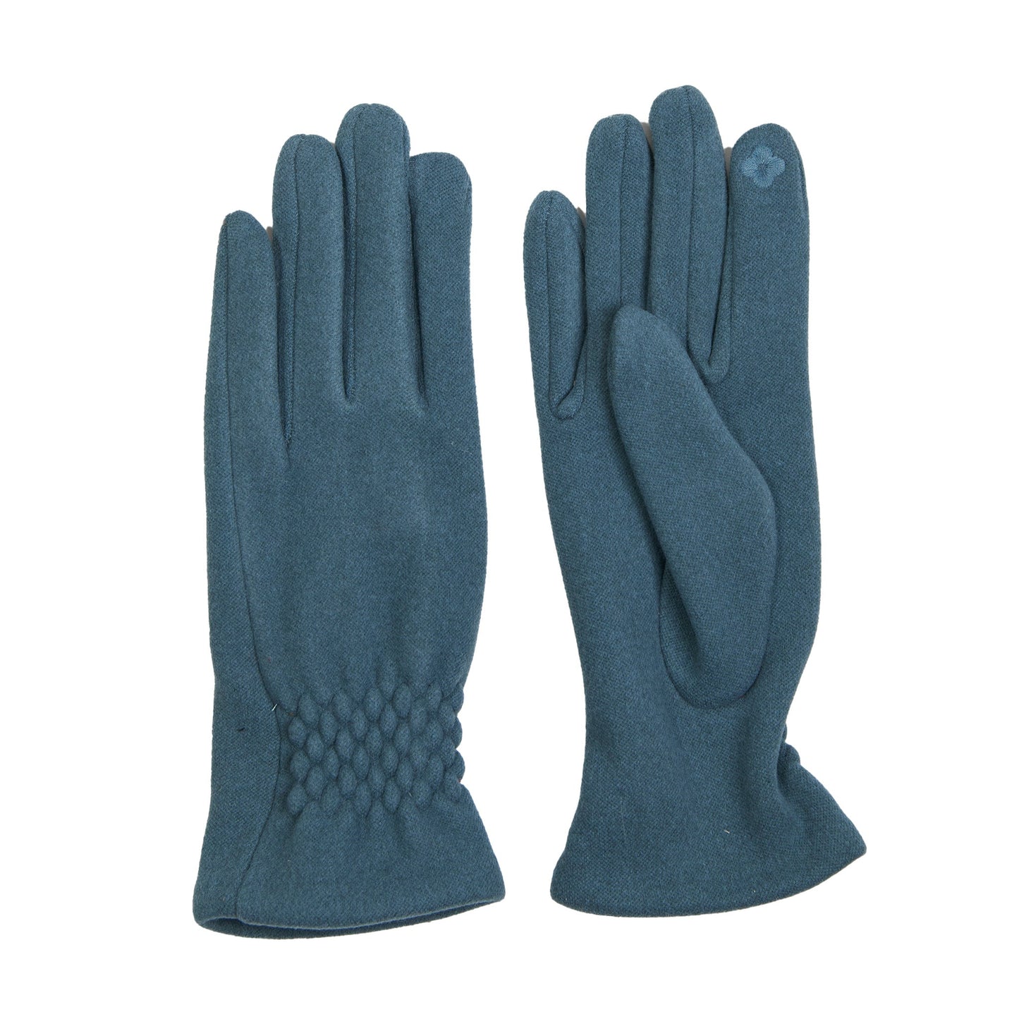 Rikki Fishtail Faux Suede Texting Winter Glove