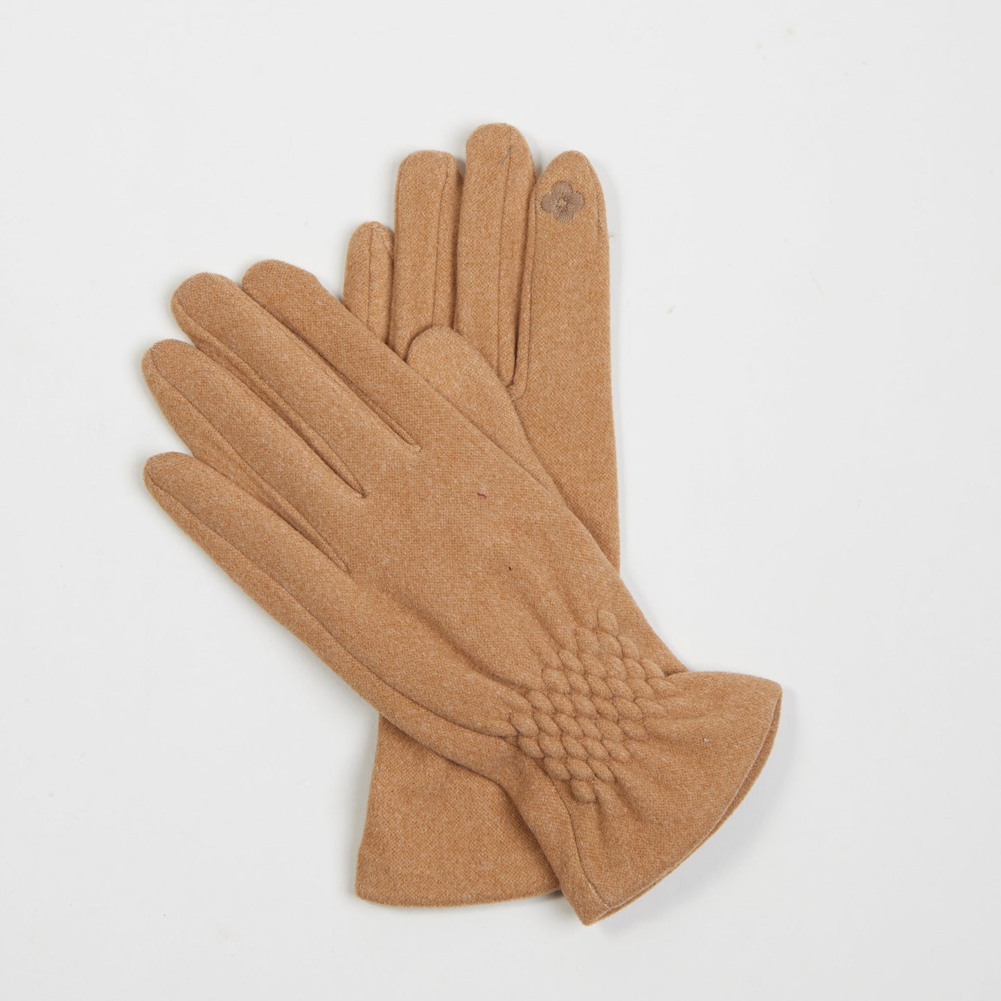 Rikki Fishtail Faux Suede Texting Winter Glove