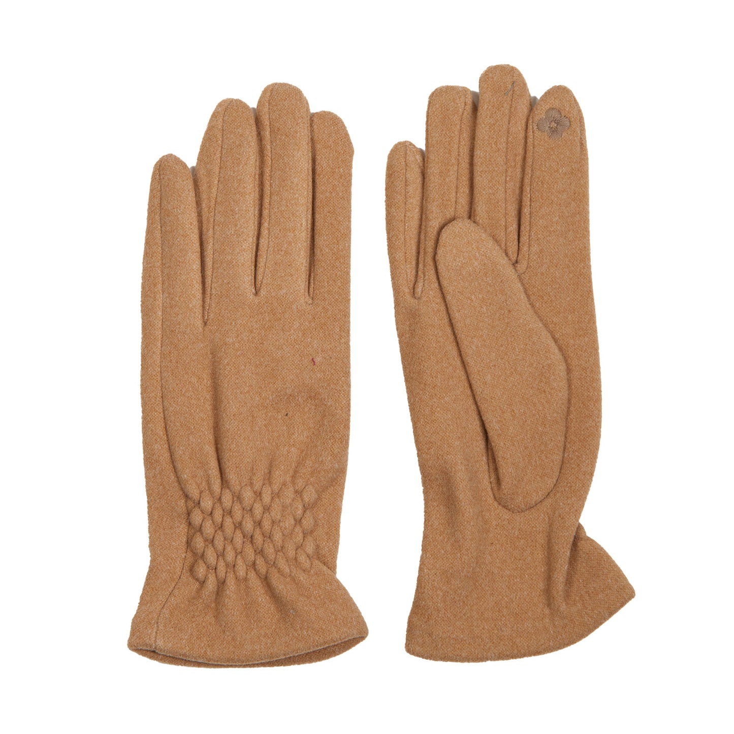 Rikki Fishtail Faux Suede Texting Winter Glove