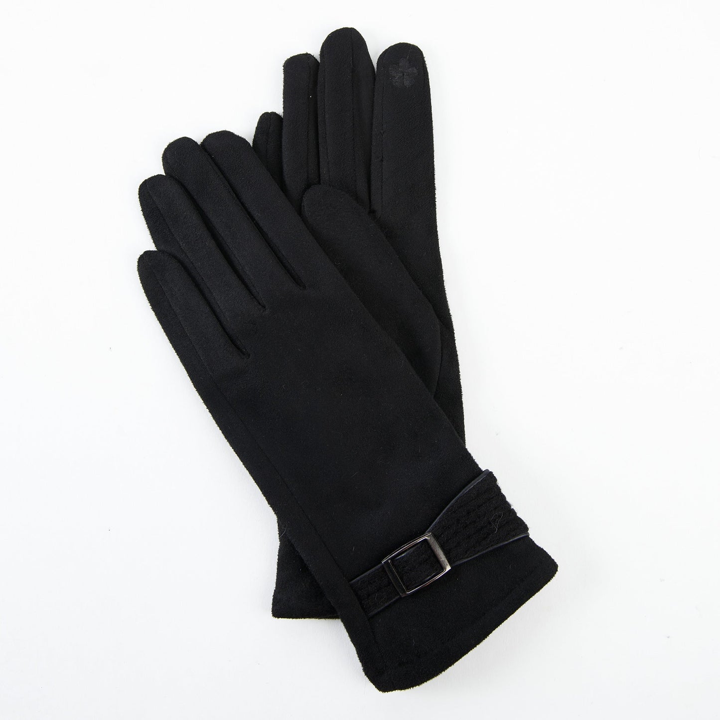 Anna Belted Cuff Texting Winter Gloves