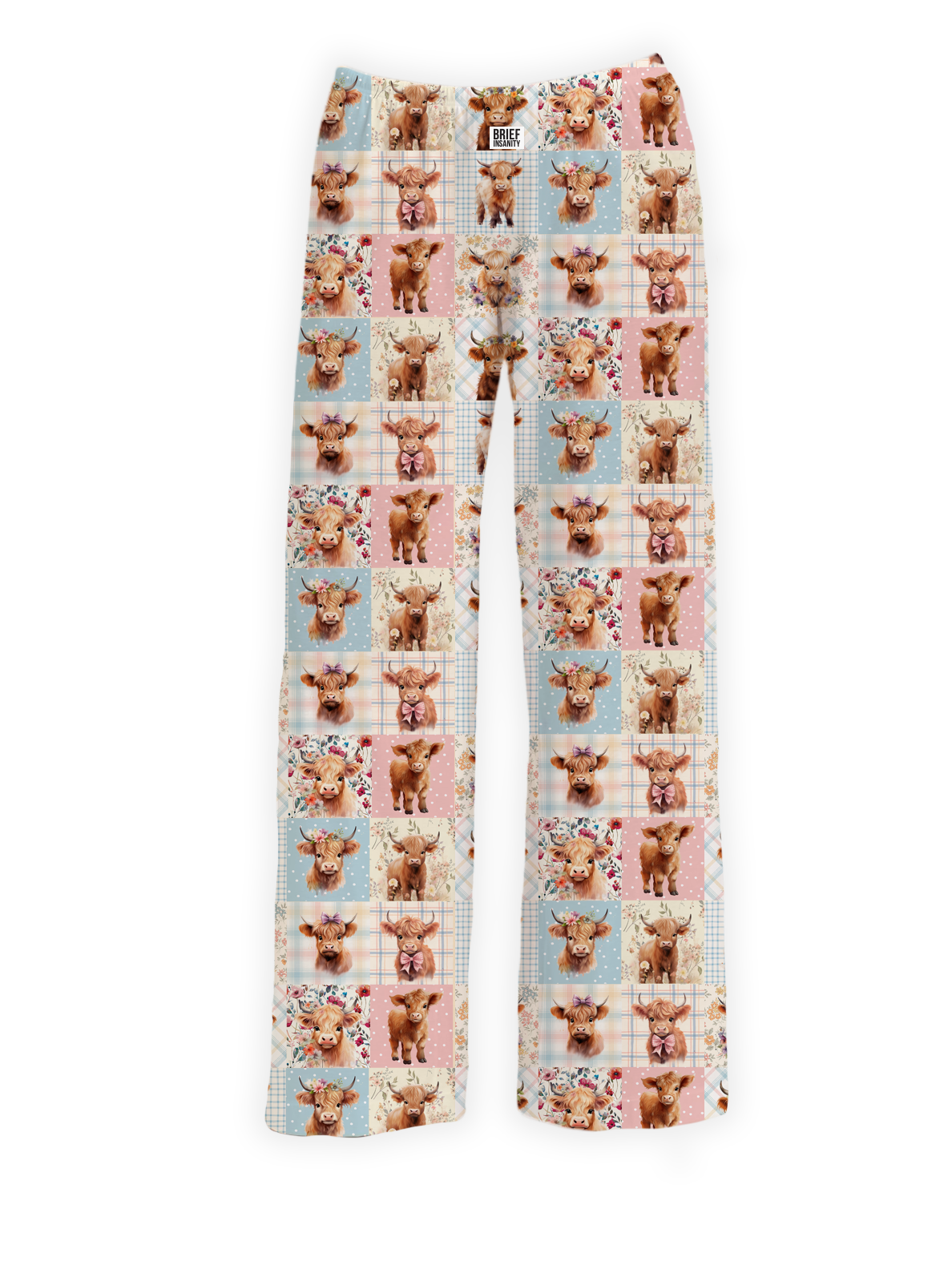 Highland Cow Quilt Pajama Pants