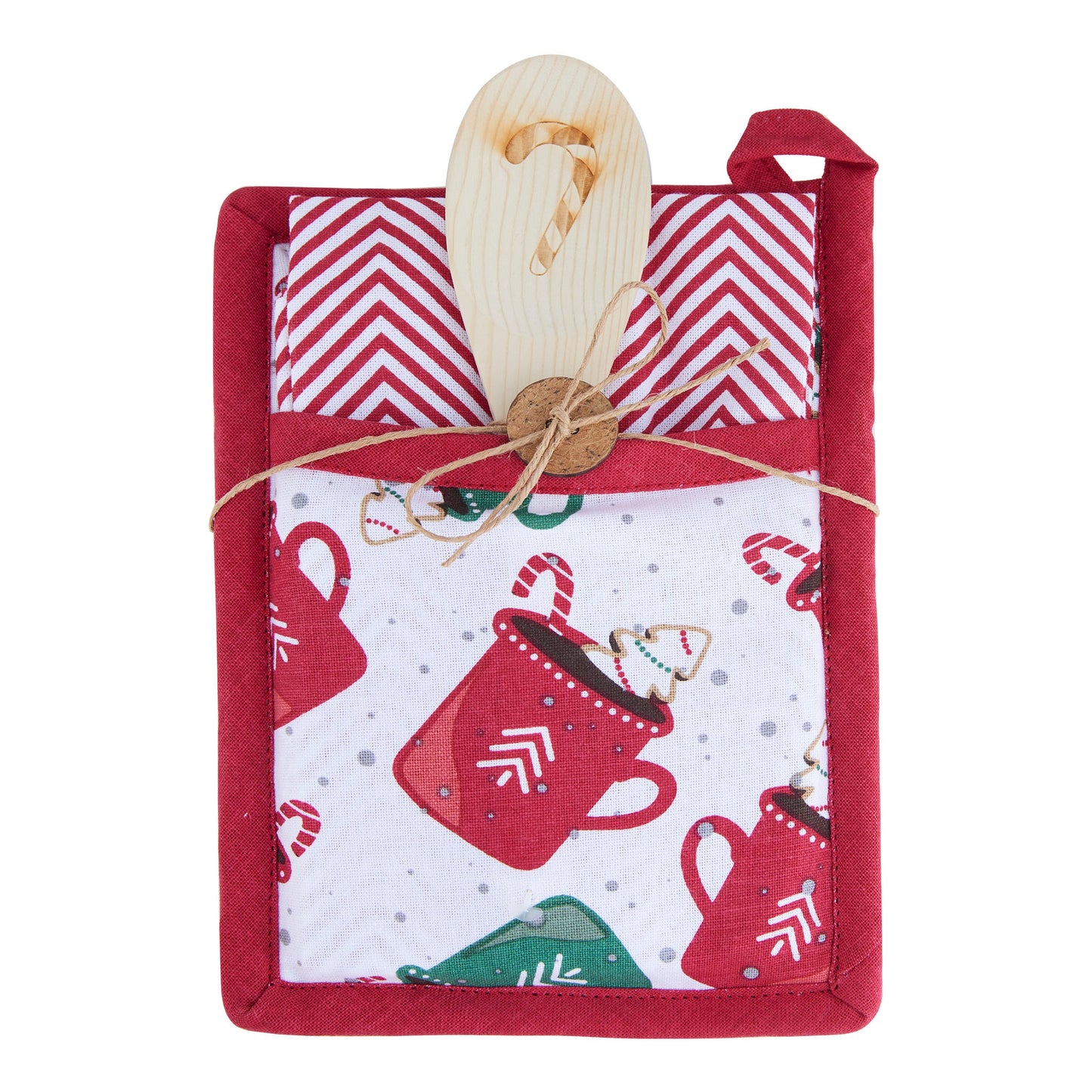 3 Piece Christmas Holiday Mugs Kitchen Set