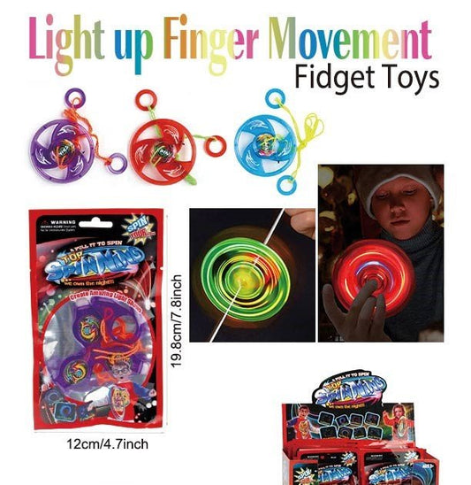 Light up Finger Movement Fidget Toy Mystery Pick