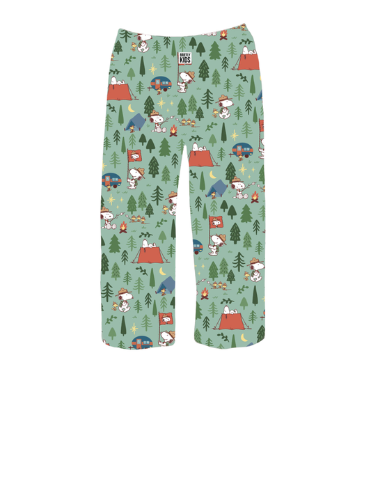 Snoopy Camping All Over BRIEF INSANITY - Briefly Kids Lounge Pants