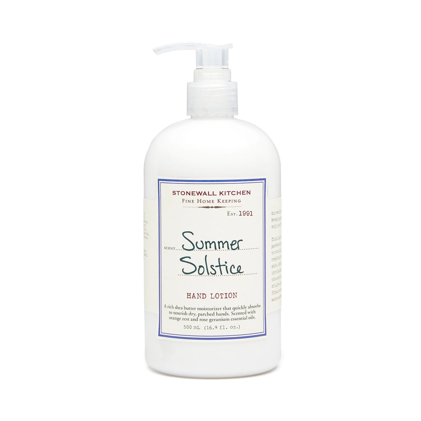 Stonewall Kitchen Summer Solstice Hand Lotion