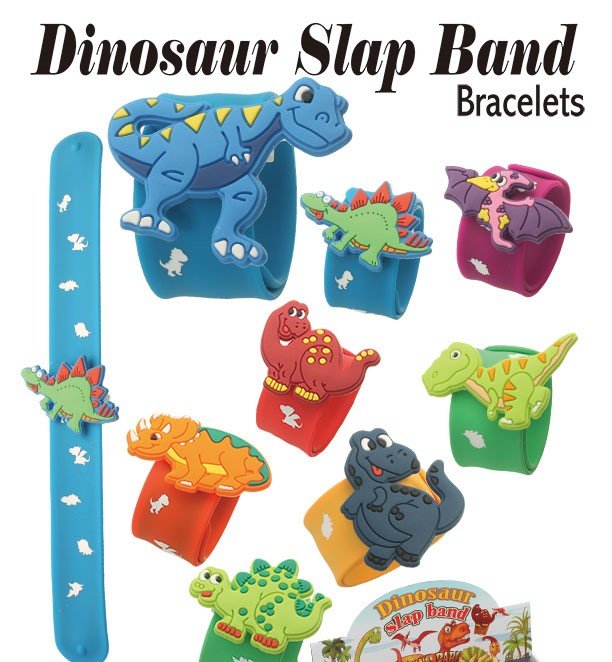 Dinosaur Slap Band Bracelets Mystery Pick