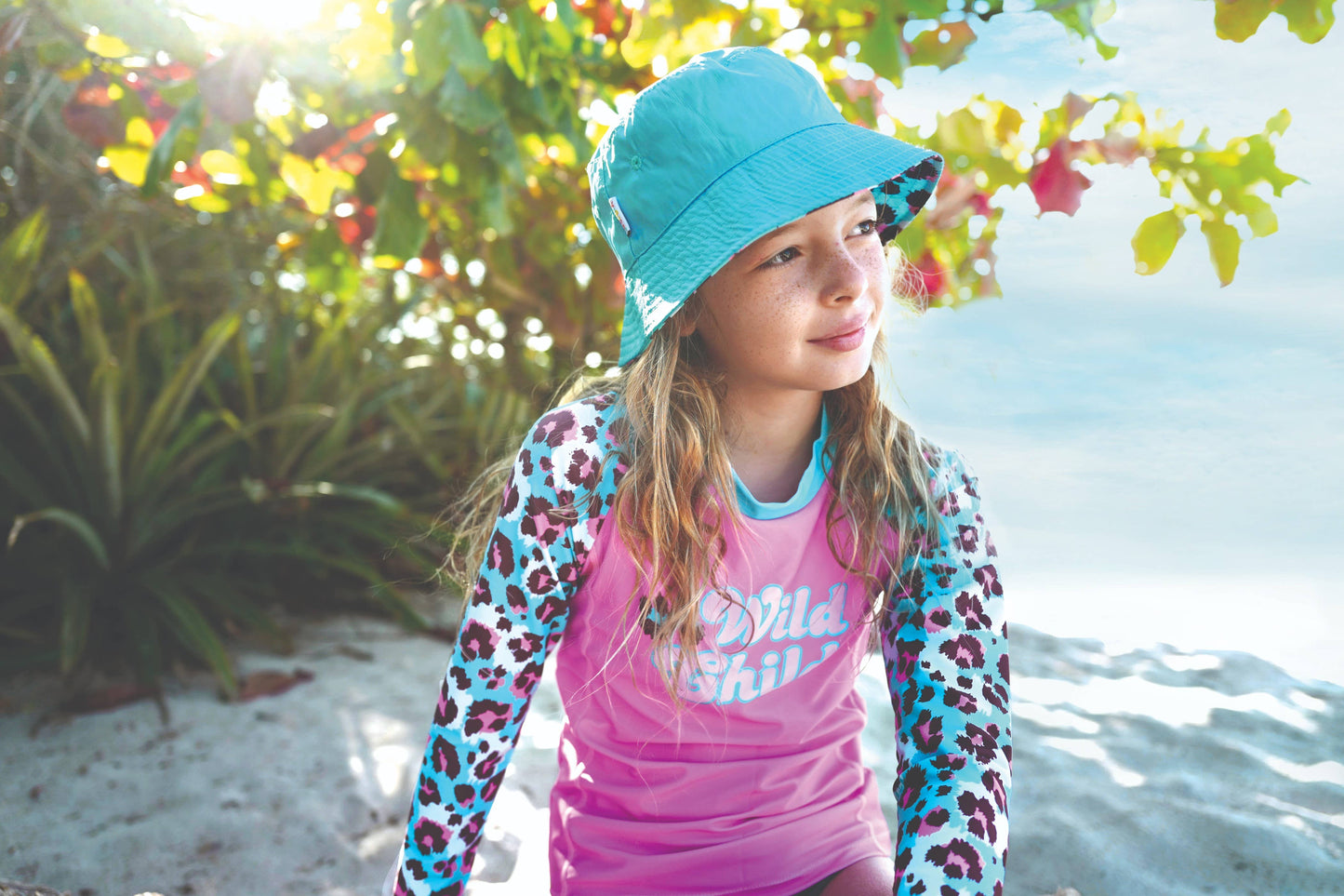 Juice Box Girls Fun In The Sun Rash Guard Swim Tee