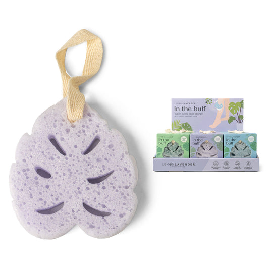 In The Buff Super Sudsy Soap Sponge -  Lemon Lavender