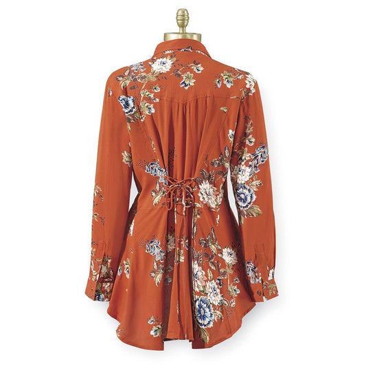 Clementine Floral Shirt