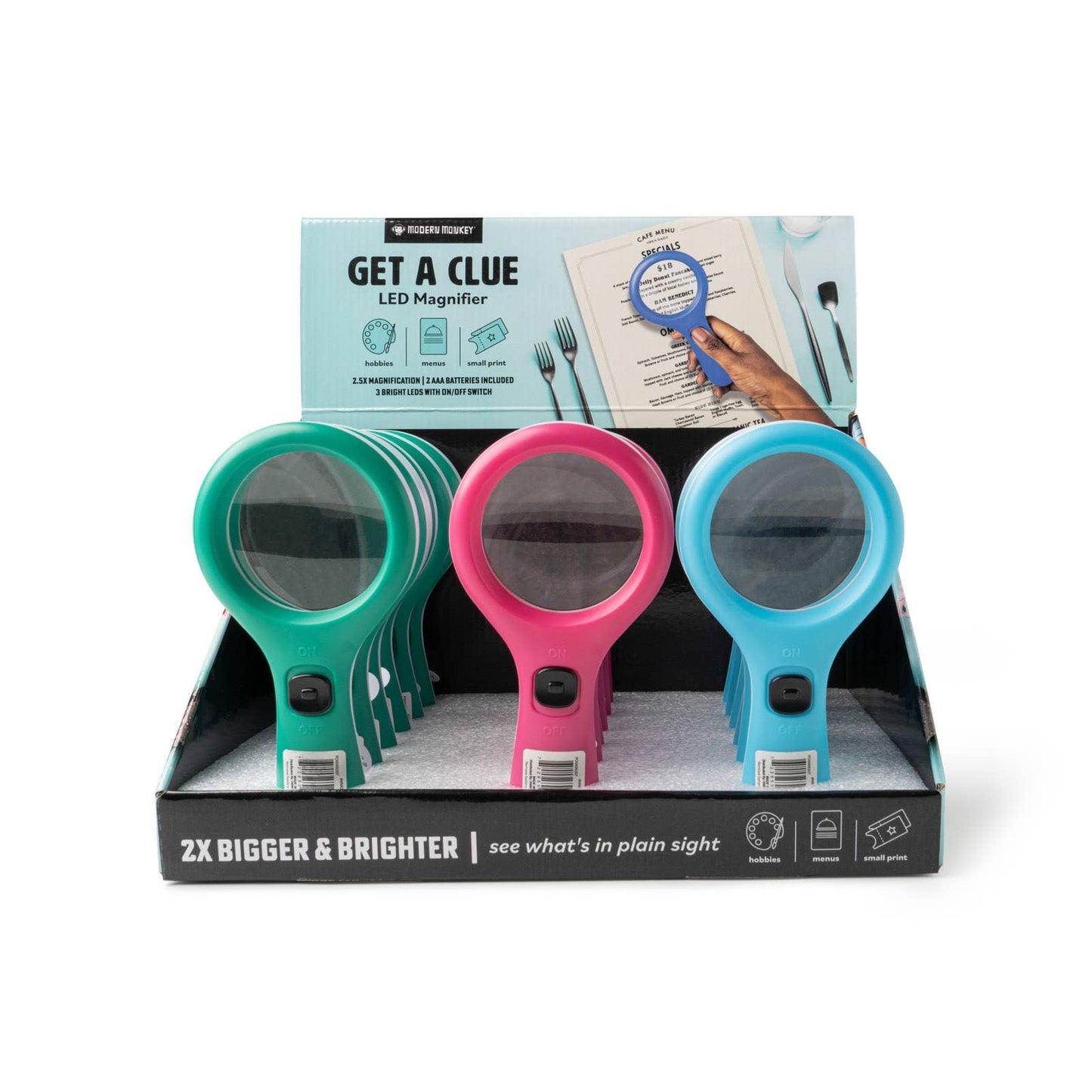 Modern Monkey Get A Clue LED Magnifier