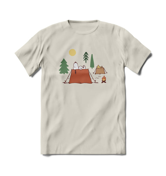Snoopy Camping BRIEF INSANITY T-shirt