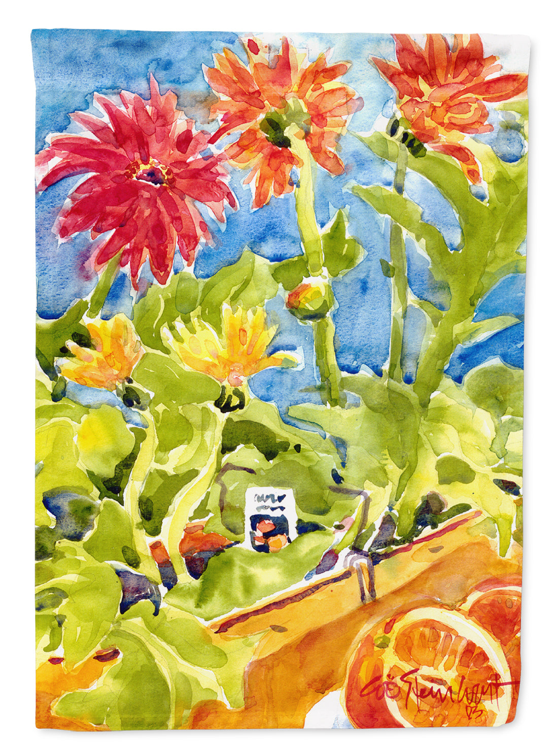 Flower - Gerber Daisies Garden Flag – Decorative Outdoor Yard Flag