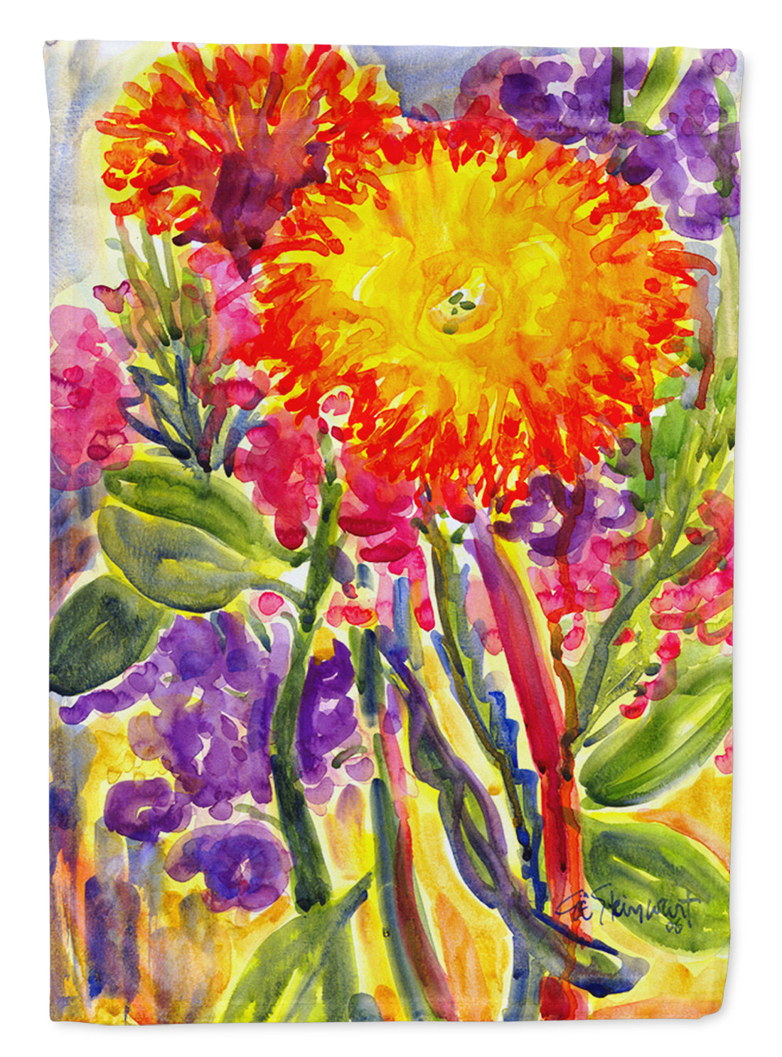 Flower - Aster Garden Flag – Decorative Outdoor Yard Flag