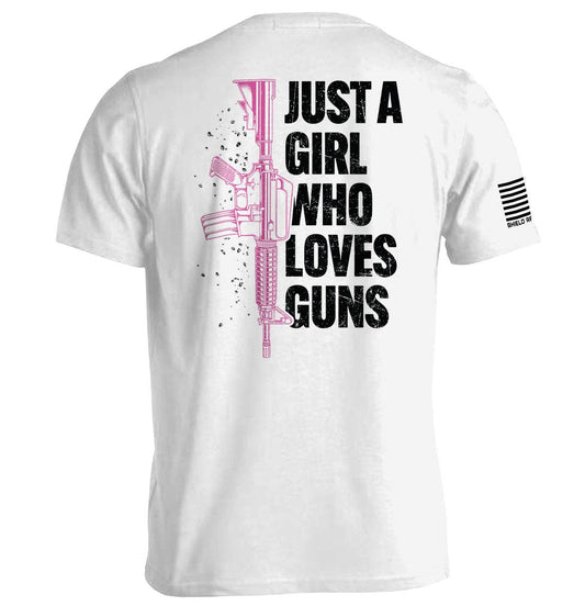 Shield Republic - Just A Girl Who Loves Guns Women's Tee