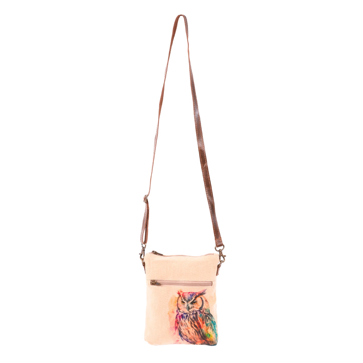 Owl Cellphone Sling Crossbody Bag Cott N Curls