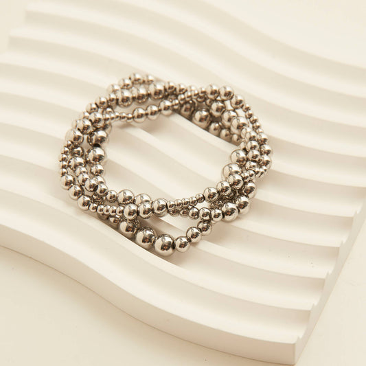 Narelle Waterproof Stretch Graduated Ball Bracelet
