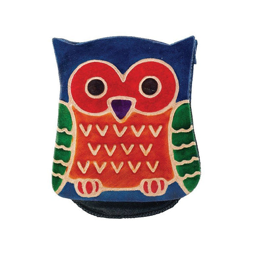 OWL LEATHER COIN PURSE by Benjamin International
