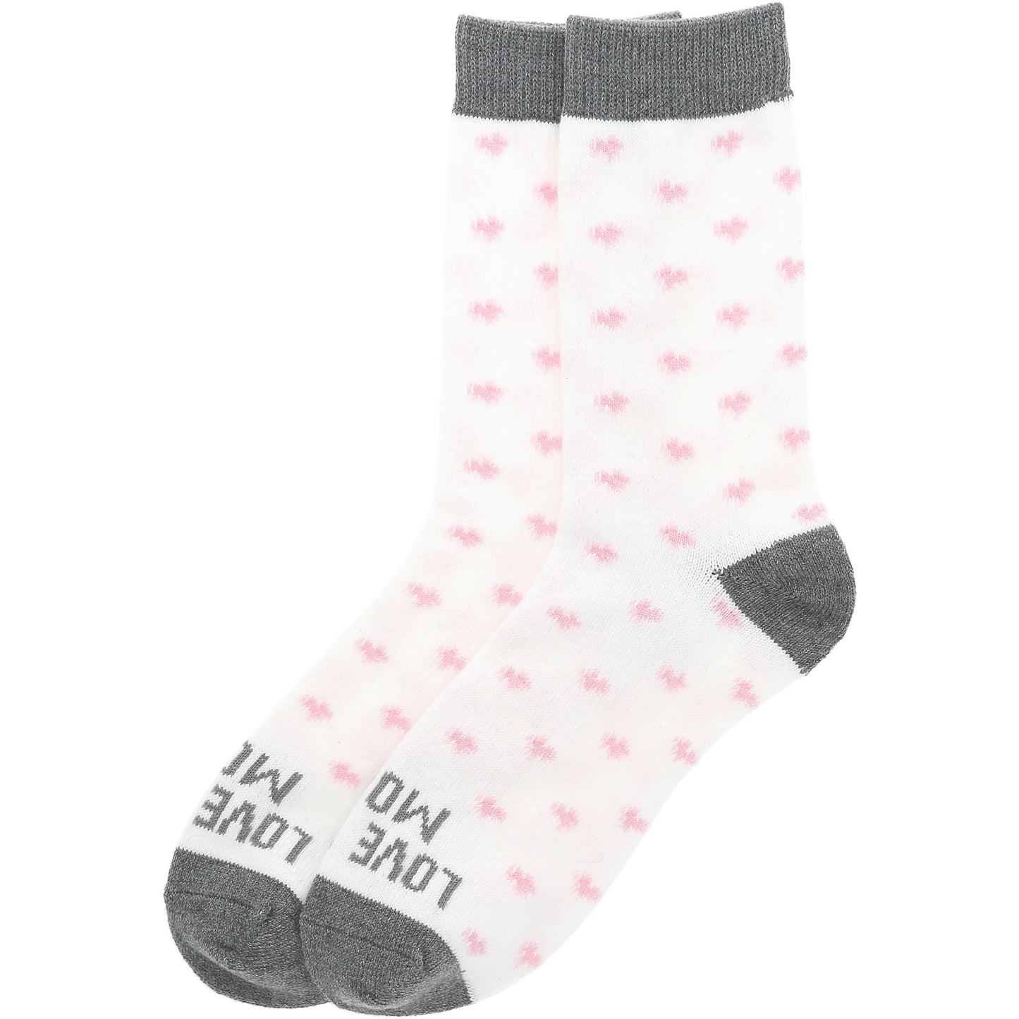 Love You Mom - Slipper & Sock Gift Set