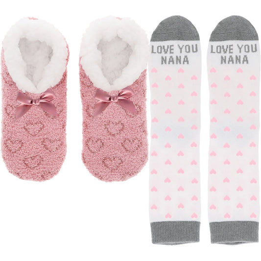 Love You Nana - Slipper Sock Gift Set