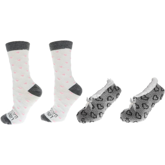 Love You Daughter - Slipper & Sock Gift Set