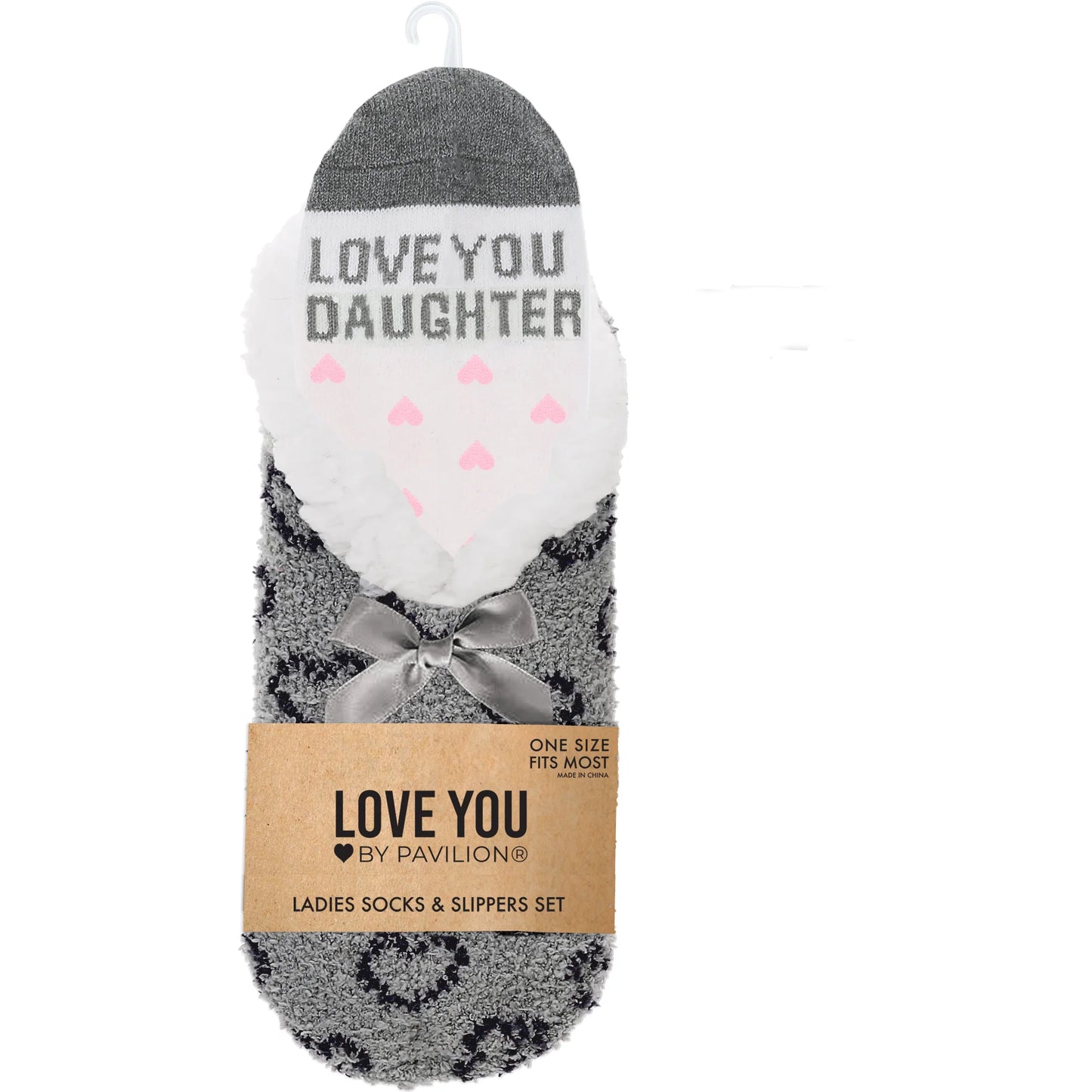 Love You Daughter - Slipper & Sock Gift Set