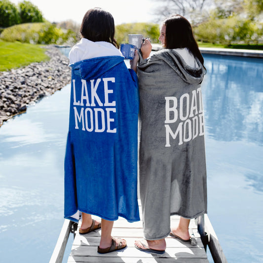 Lake Mode - 50" x 60" Royal Plush Hooded Blanket